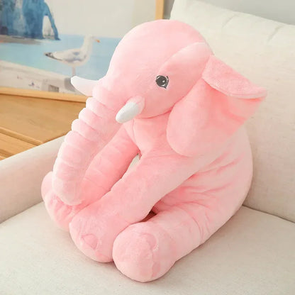 Large Elephant Plush Body Pillow Giant Cuddly Stuffed Cushion Sofa Elephant Decorative Plush Body Pillow Sleeping Back Cushion