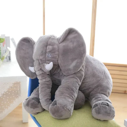 Large Elephant Plush Body Pillow Giant Cuddly Stuffed Cushion Sofa Elephant Decorative Plush Body Pillow Sleeping Back Cushion