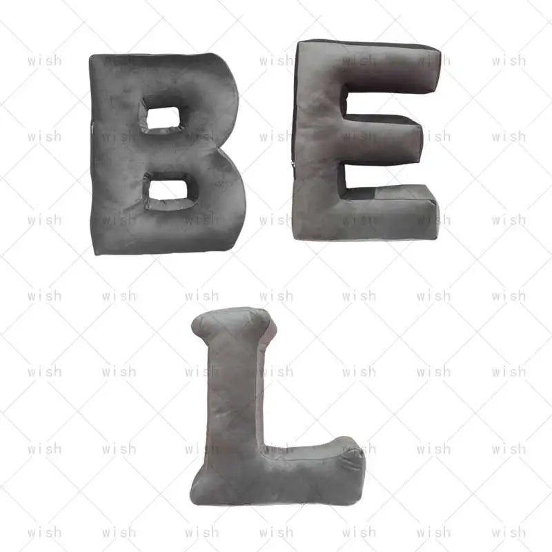 26 Letters Throw Pillow Hand Crafted Children Party Gift Backrest Toys Bedroom Background Decor Photography Prop Baby Shower