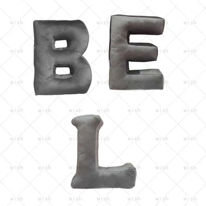 26 Letters Throw Pillow Hand Crafted Children Party Gift Backrest Toys Bedroom Background Decor Photography Prop Baby Shower