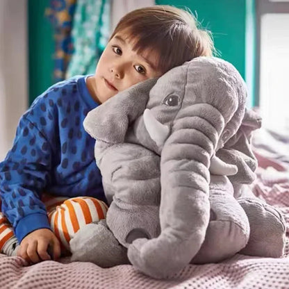 Large Elephant Plush Body Pillow Giant Cuddly Stuffed Cushion Sofa Elephant Decorative Plush Body Pillow Sleeping Back Cushion
