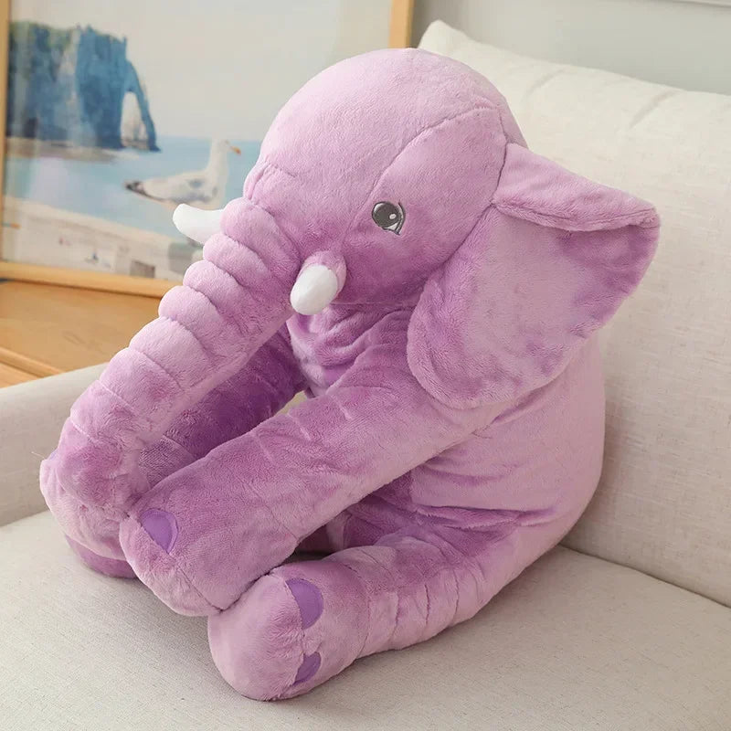Large Elephant Plush Body Pillow Giant Cuddly Stuffed Cushion Sofa Elephant Decorative Plush Body Pillow Sleeping Back Cushion