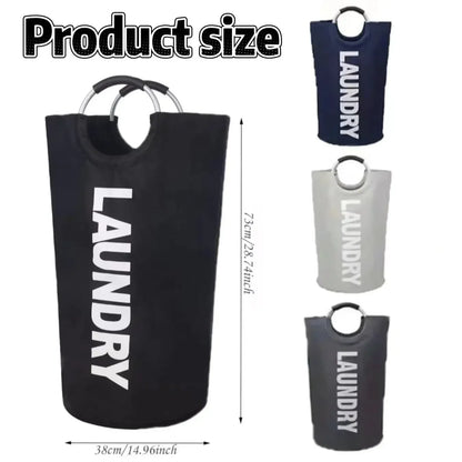 Oxford Fabric Dirty Clothes Basket Large-capacity Household Foldable Laundry Basket Storage Bag for Laundry Room Dorm