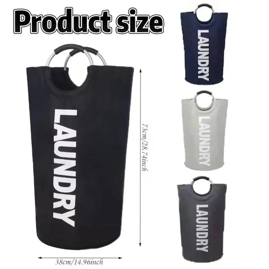 Oxford Fabric Dirty Clothes Basket Large-capacity Household Foldable Laundry Basket Storage Bag for Laundry Room Dorm