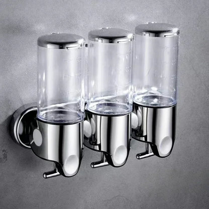 Soap Dispensers Shampoo Dispenser Hotel Bathroom Toilet Wall-mounted Shampoo Shower Gel Press Box Soap Pump Barrel Hand Liquid