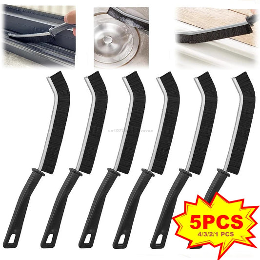 Window Tile Gap Brush Shelf Door Thin Slim Toilet Cleaning Brush Crevice Cleaner Brush Kitchen Bathroom Cleaning Tools Supplies