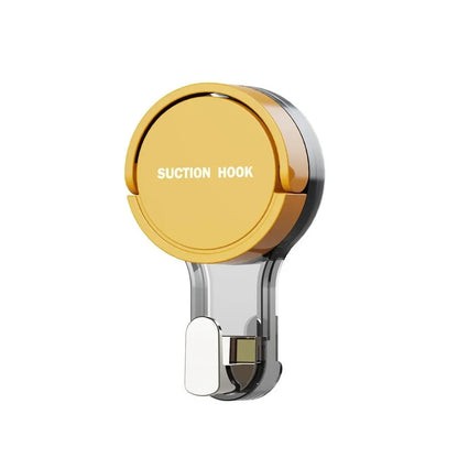 Wall Mounted Vacuum Suction Cup Hook No-Drilling Key Towel Hanger Hook for Bathroom Kitchen Removable Storage Hook