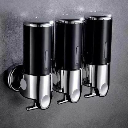 Soap Dispensers Shampoo Dispenser Hotel Bathroom Toilet Wall-mounted Shampoo Shower Gel Press Box Soap Pump Barrel Hand Liquid