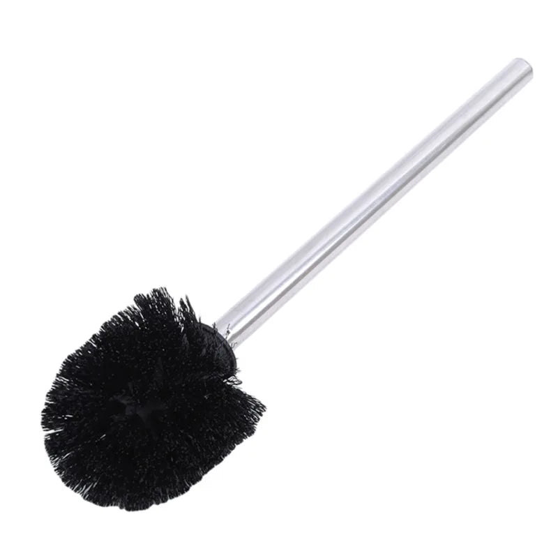 Toilet Articles For Stainless Steel Handle Toilet Brush Suit Household Frame Cleaning Brush (Random hole arrangement)