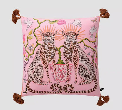 White Moneky Cushion Cover Soft Velvet Pillowcase Both Side Print Animal Cute Style Pillowcase Shell 60cm Home Sofa Deco