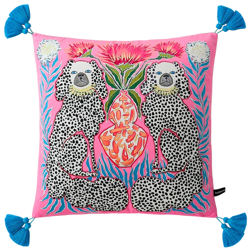 White Moneky Cushion Cover Soft Velvet Pillowcase Both Side Print Animal Cute Style Pillowcase Shell 60cm Home Sofa Deco